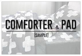CROSS COMFORTER &amp; PAD (sample)