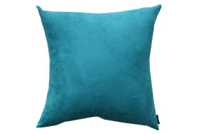 TURQUOISE SUEDE CUSHION